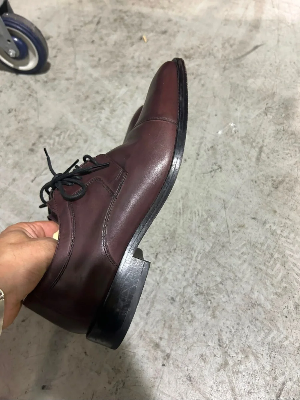 MEN'S BROWN LEATHER DRESS OXFORDS